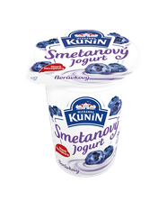 Smotanový jogurt Čučoriedka