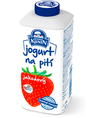 Jogurt na pitie jahodový